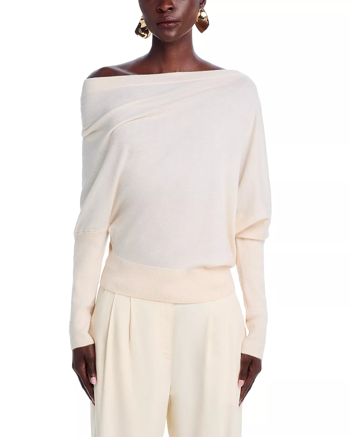 Grainge Cashmere Open Neck Sweater - 6