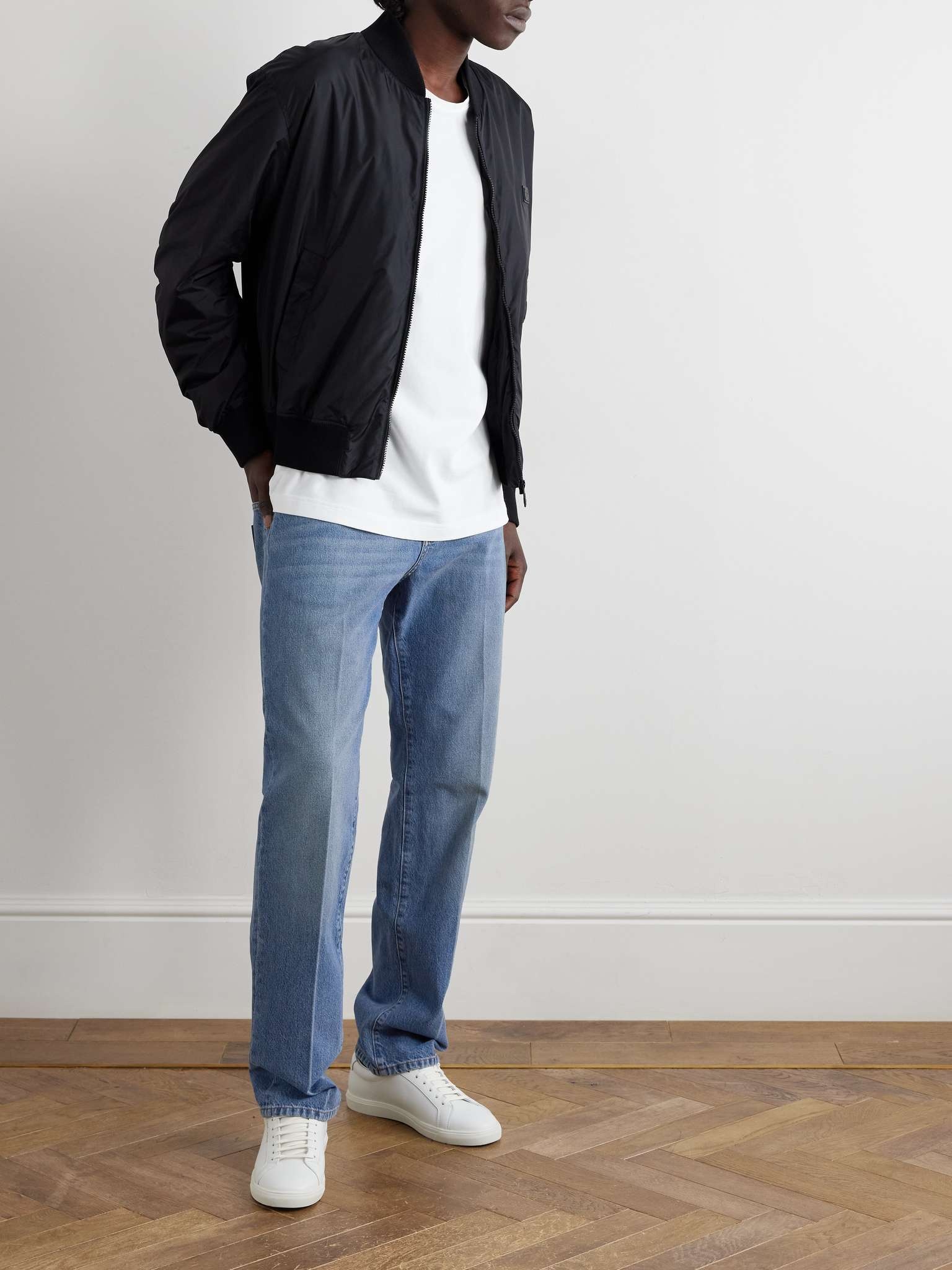 Straight-Leg Logo-Appliquéd Jeans - 2