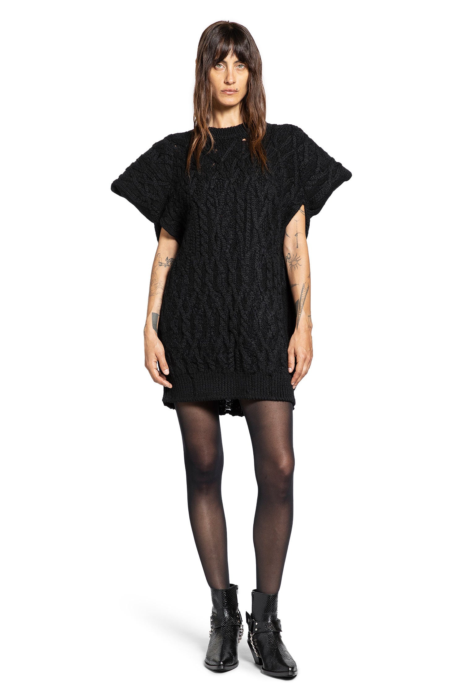 Mini Dress In Jacquard Knit - 2