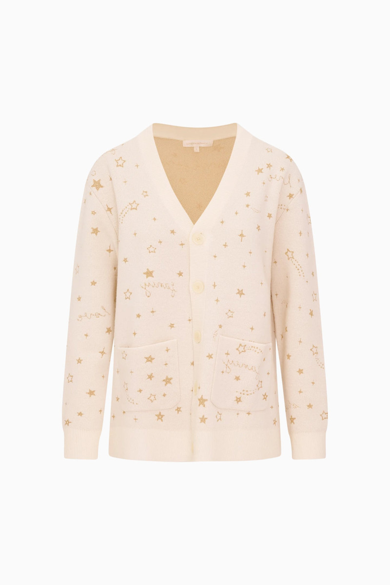 Mar Wool Celestial Jacquard Cardigan 1