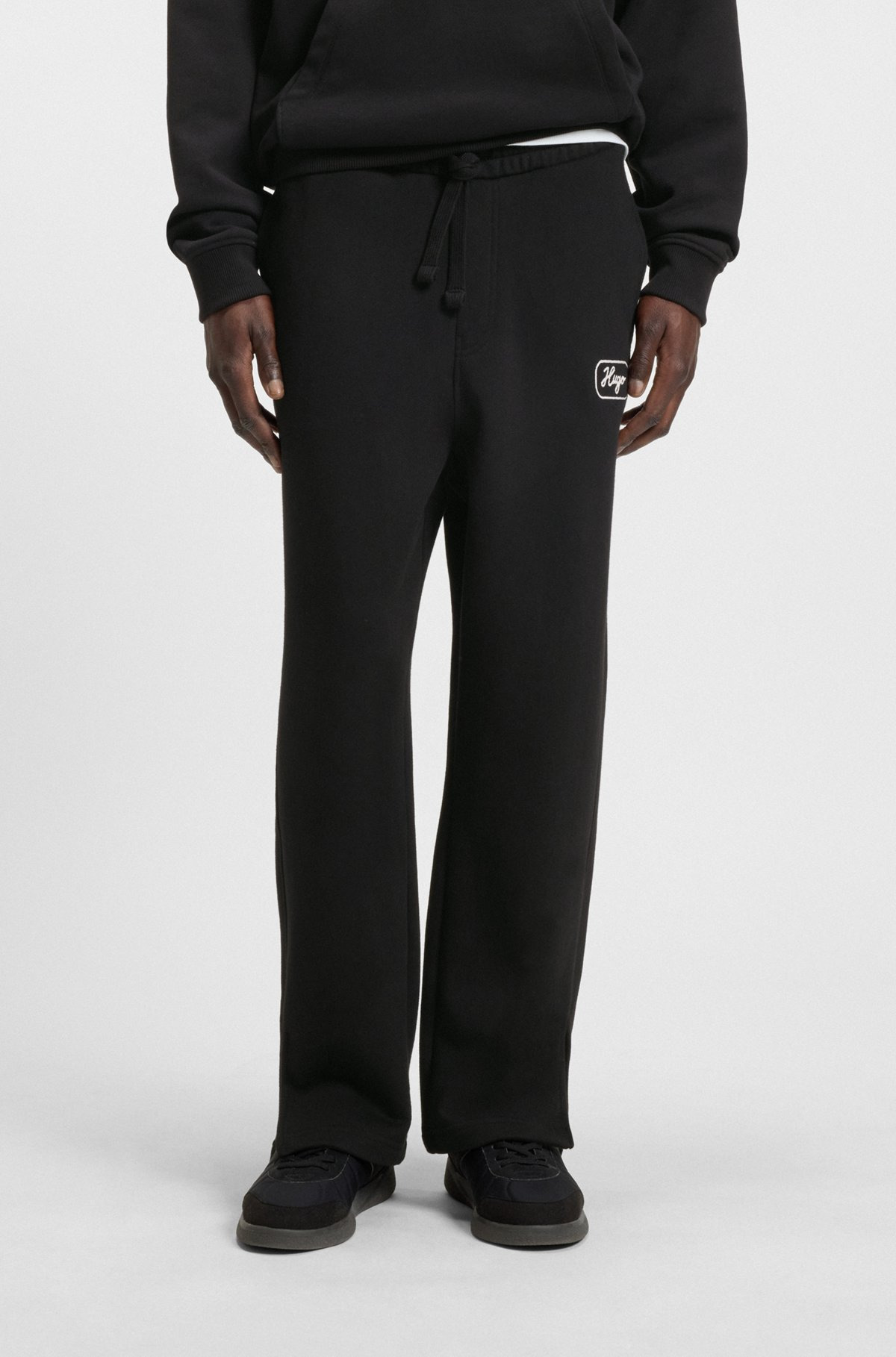 COTTON-TERRY TRACKSUIT BOTTOMS WITH EMBROIDERED GRAPHICS - 2