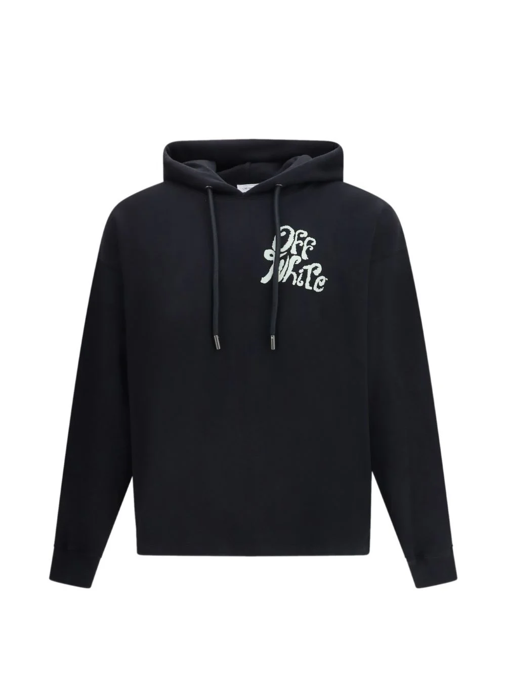 long-sleeve logo hoodie - 1