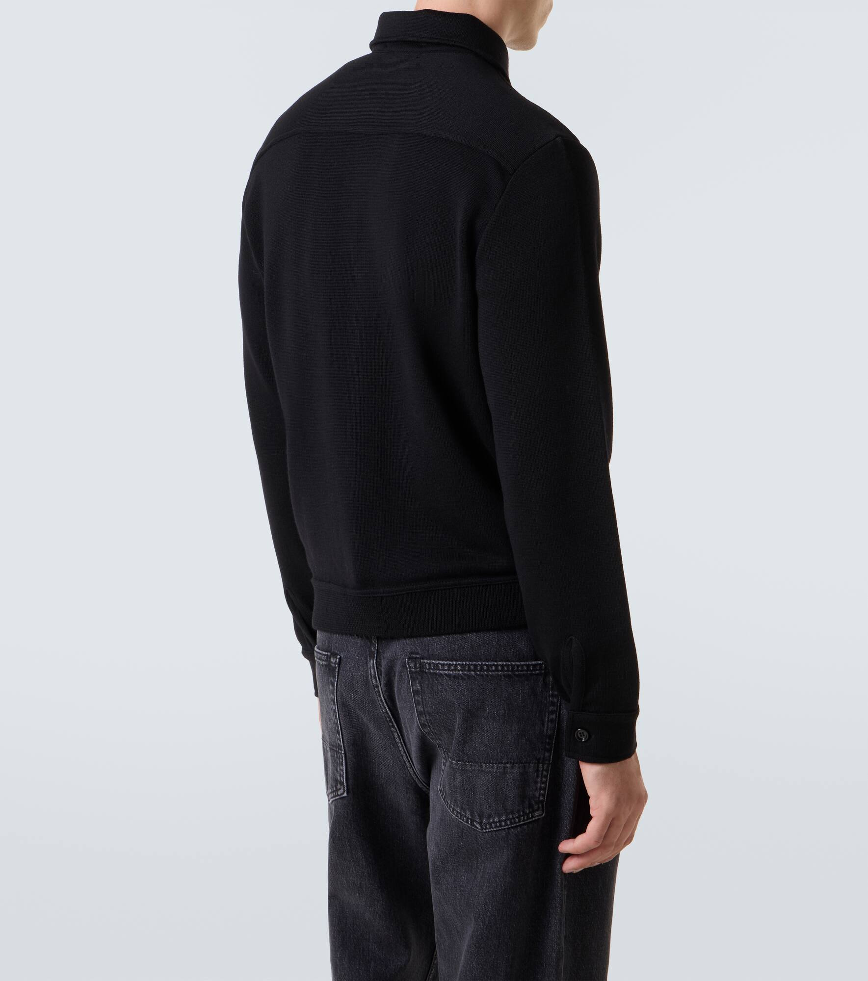 Virgin wool overshirt - 4