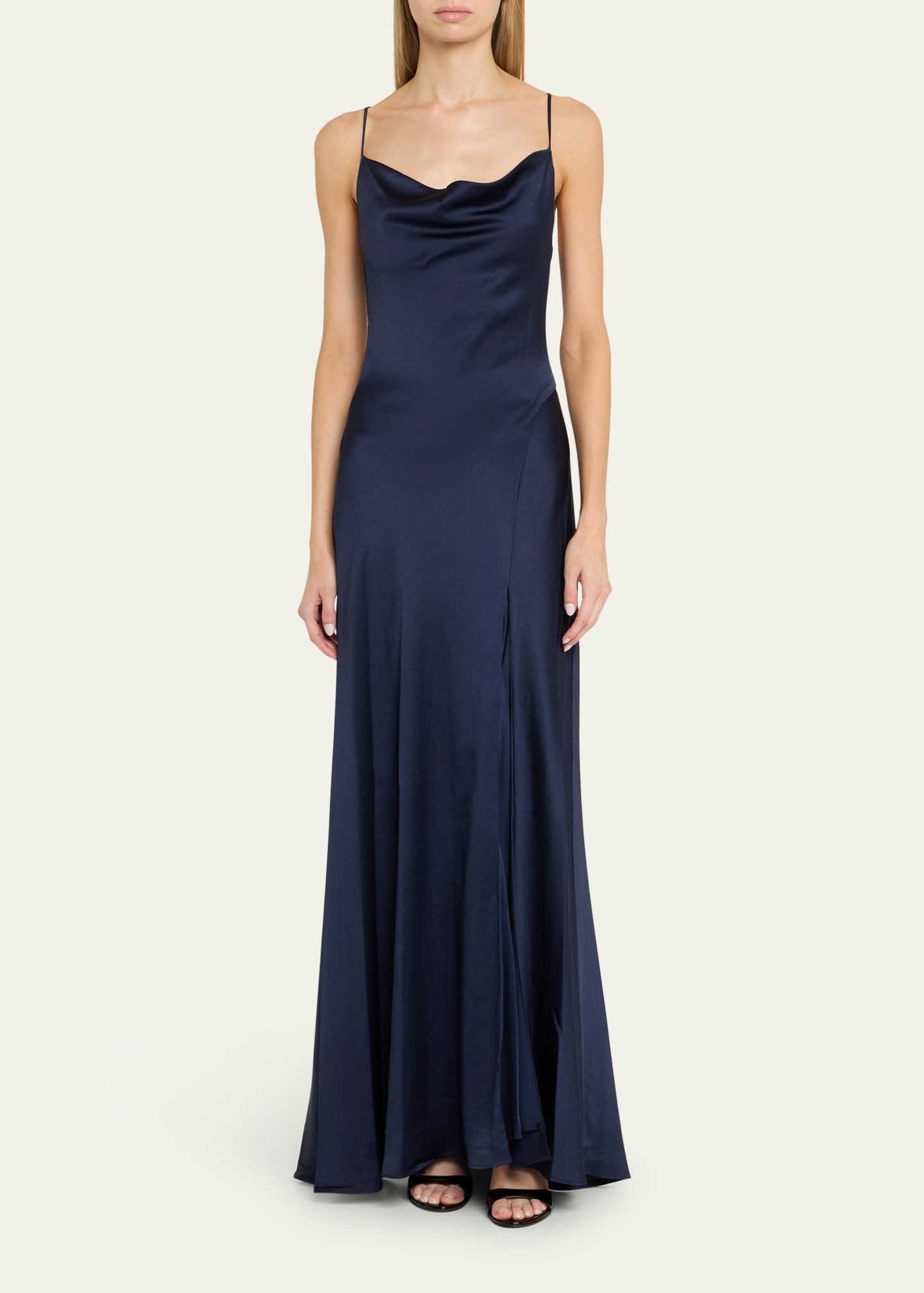 Finley Satin Slip Gown - 2