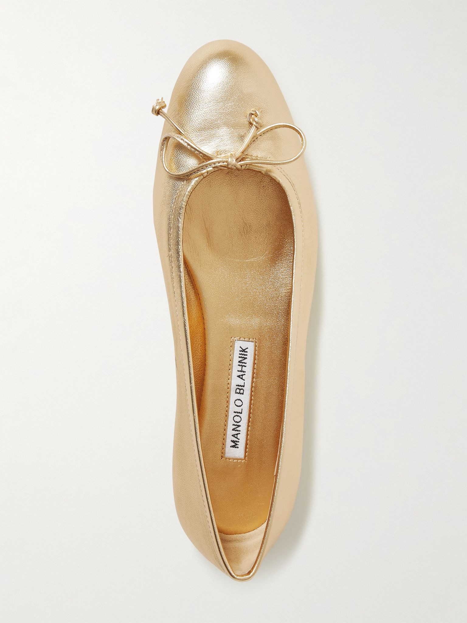Veralli metallic leather ballet flats Gold - 5