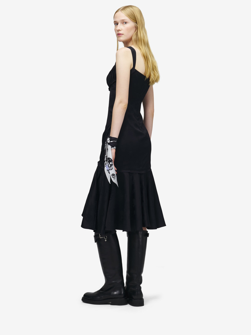 Skull Jacquard Midi Dress 4
