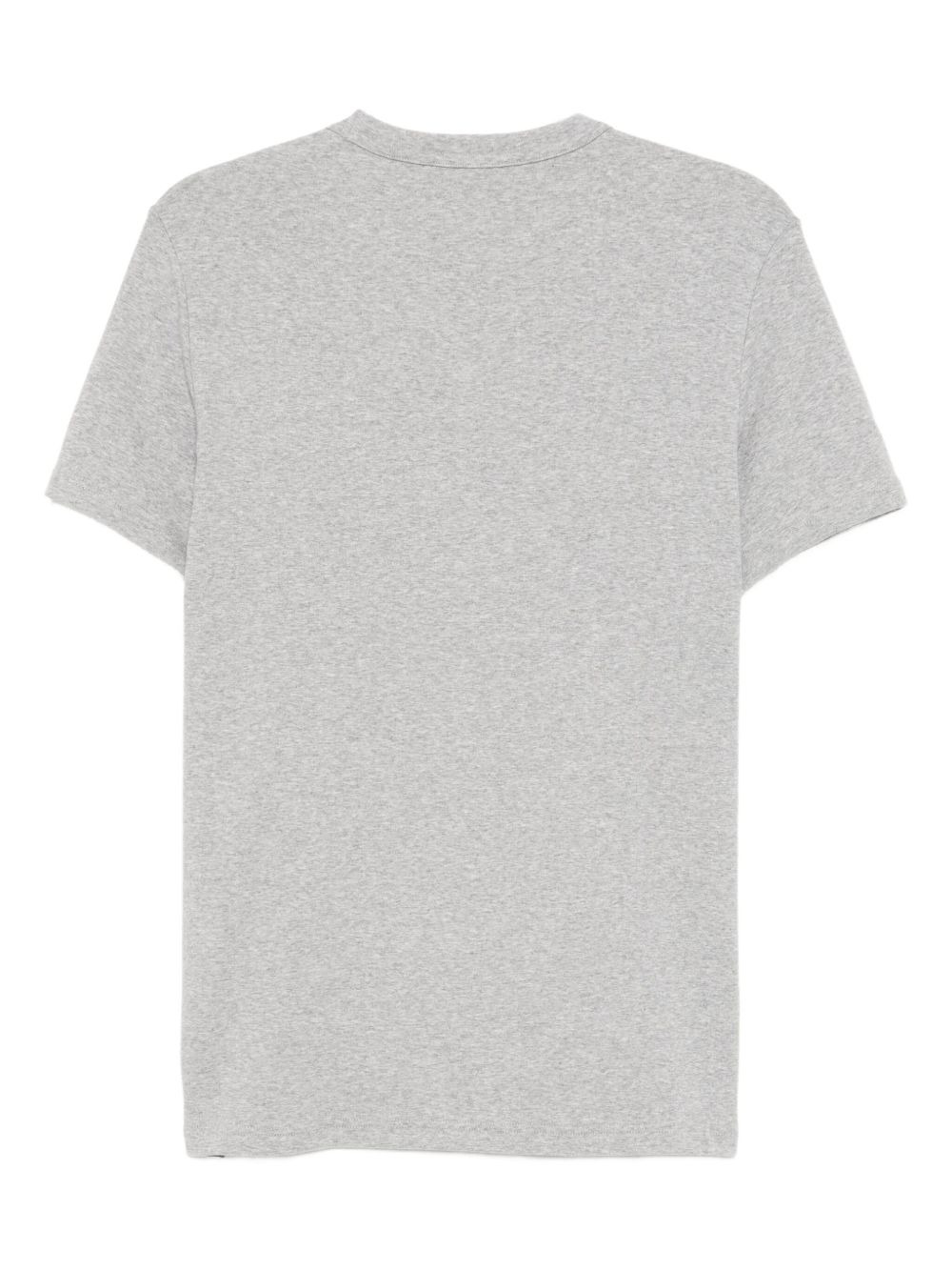 logo-appliqué cotton T-shirt - 2