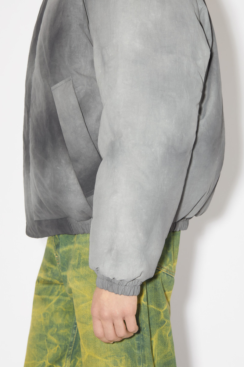 Dyed puffer jacket - Grey 5