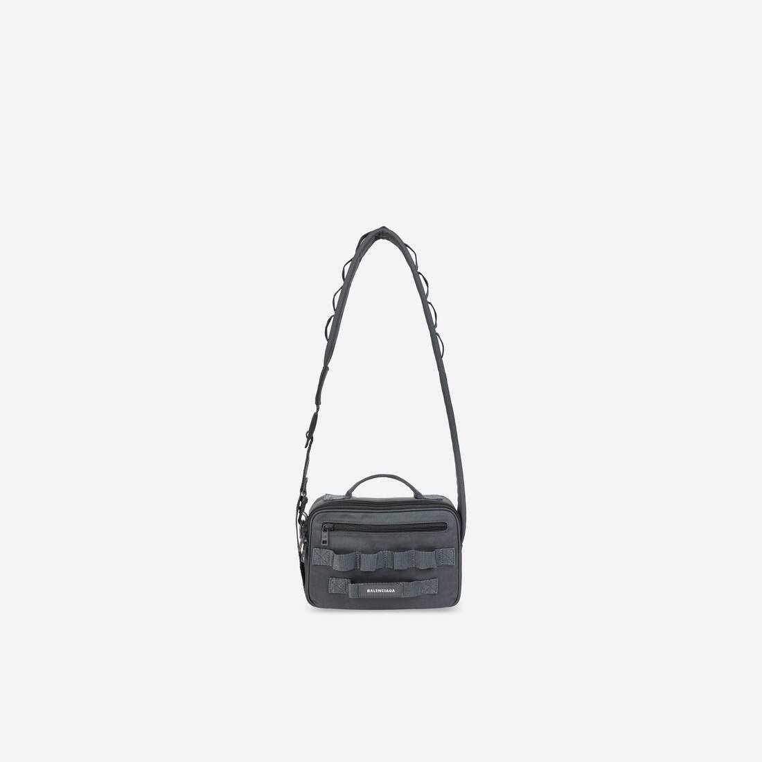 Men's Army Pouch With Strap in Grey - 1