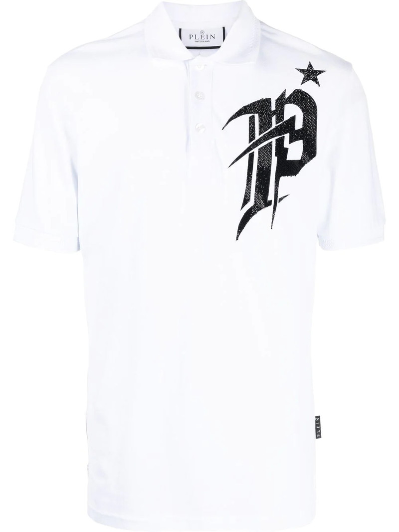 logo-print polo shirt 1