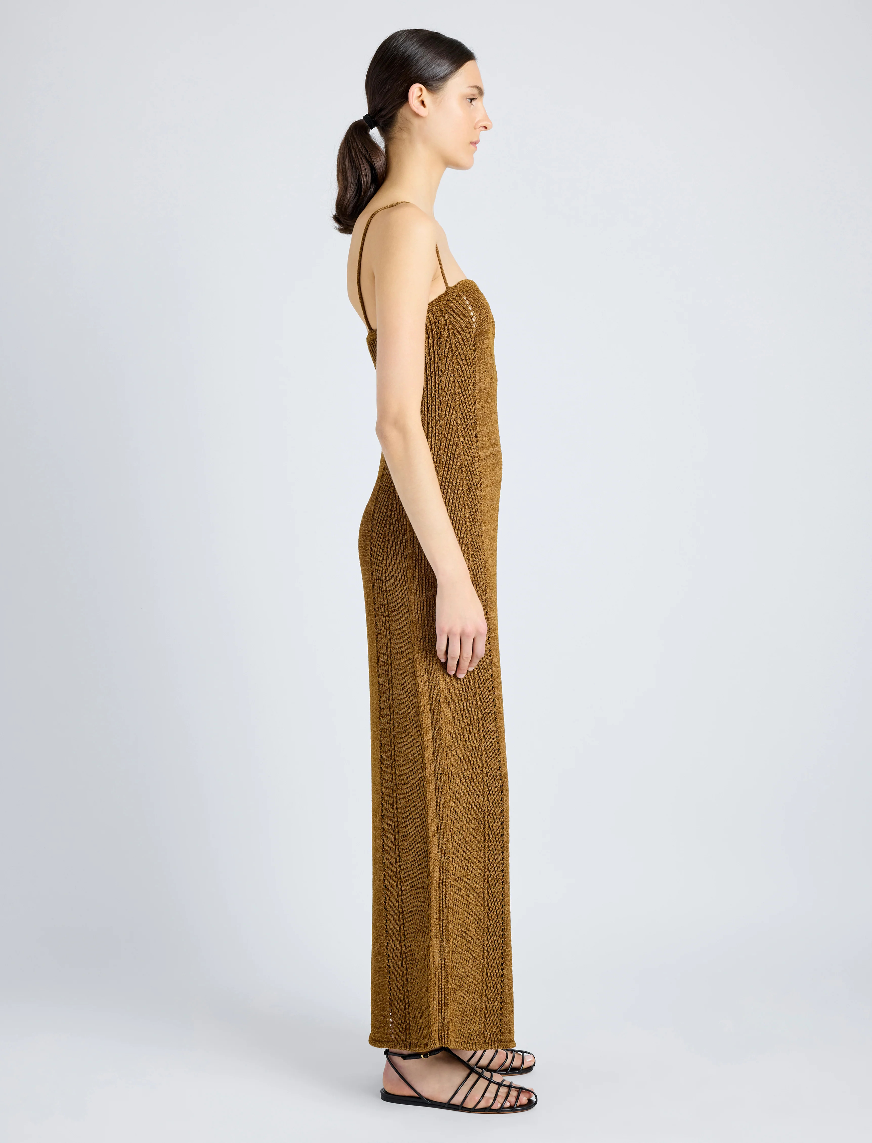 Suki Dress in Viscose Ribbon Knit - 3