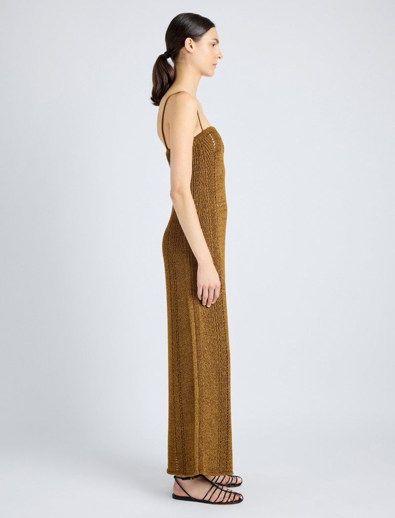 Proenza Schouler Suki Dress in Viscose Ribbon Knit outlook