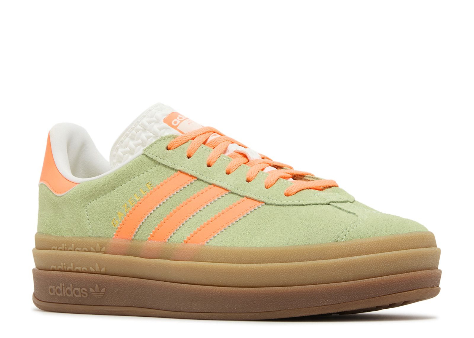 WMNS GAZELLE BOLD 'GREEN SPARK SCREAMING ORANGE' - 2