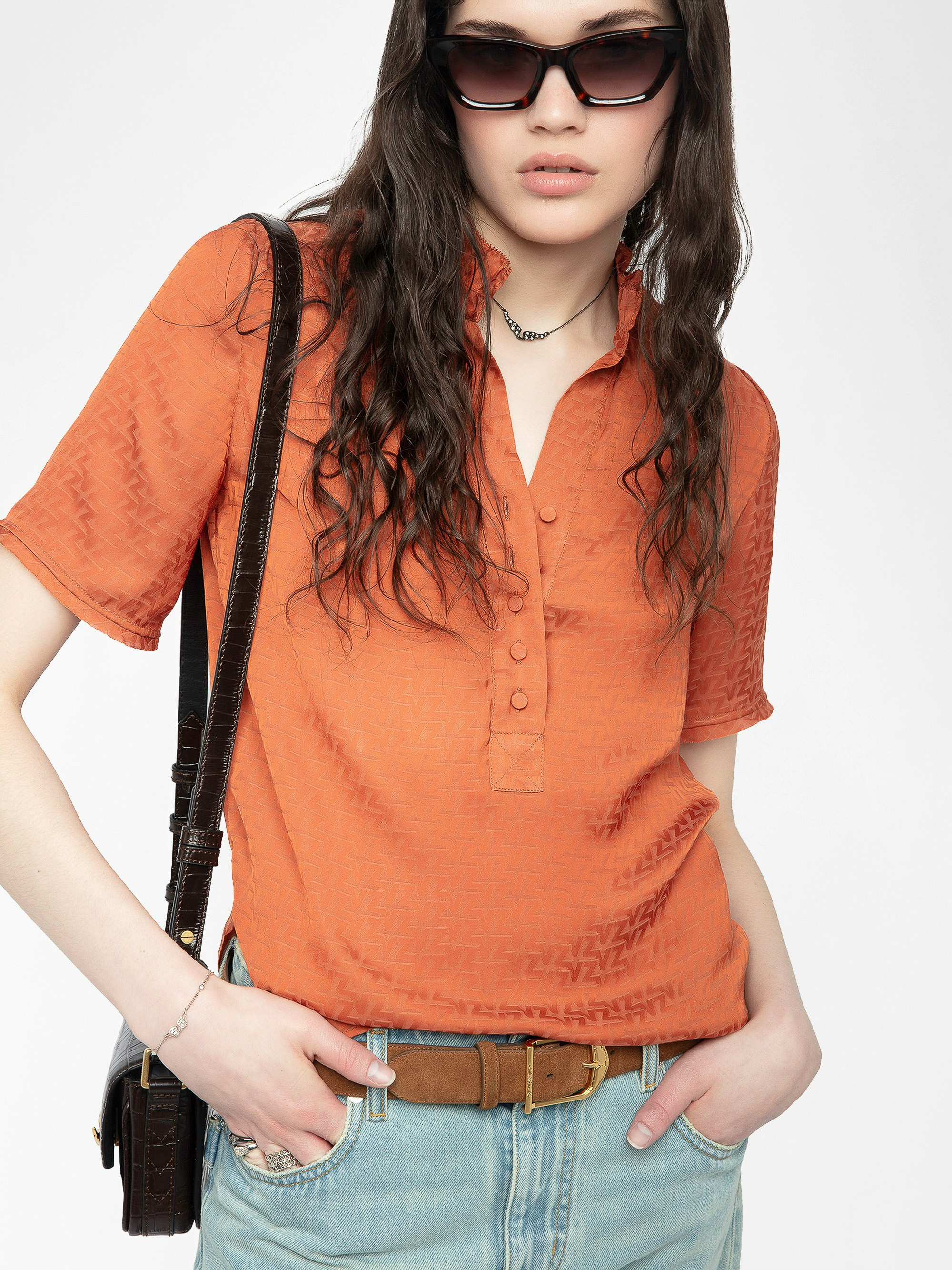 Topher Satin Top - 6