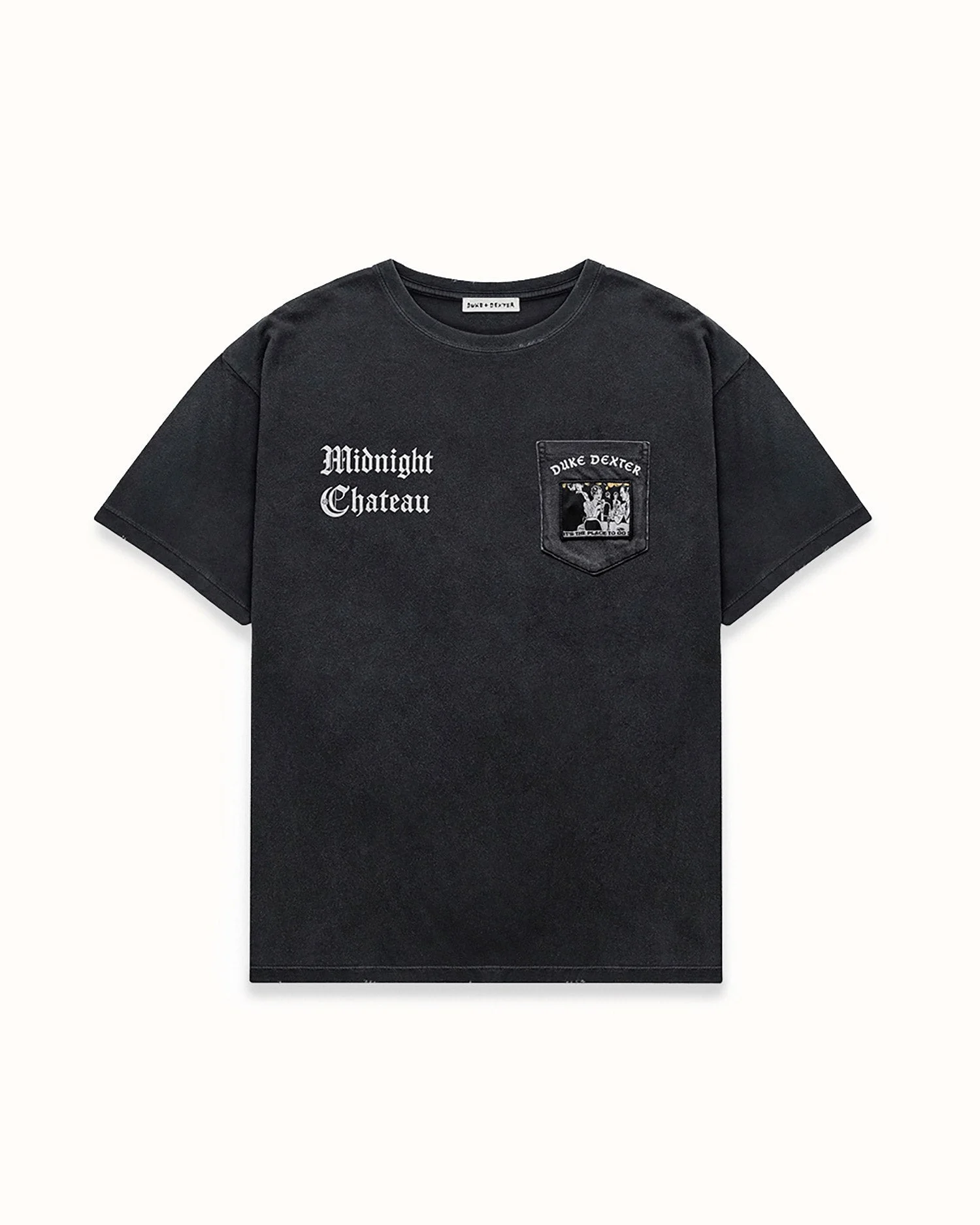MC It's The Place To Go Washed Black T-Shirt - 1