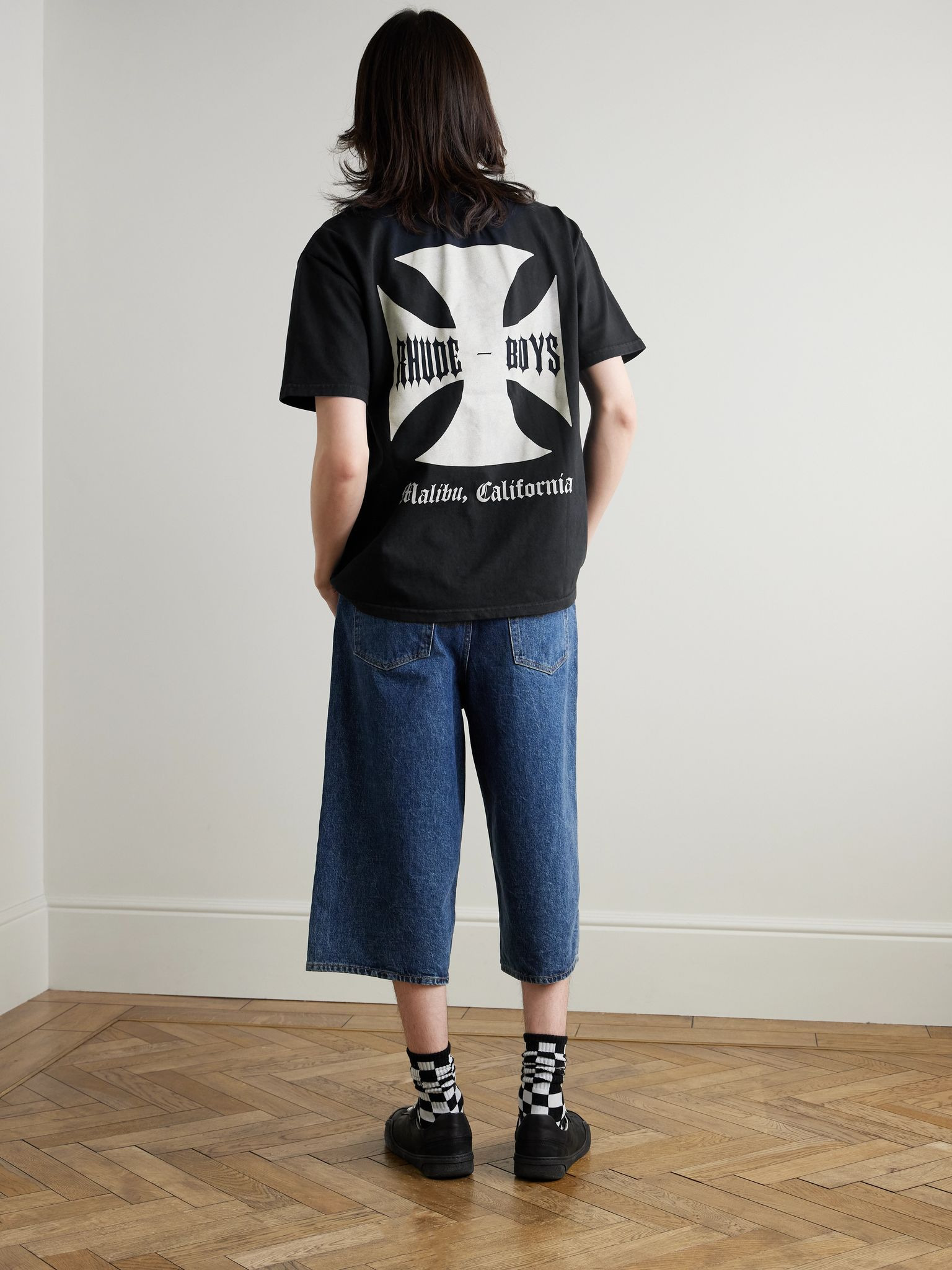 Logo-Print Cotton-Jersey T-Shirt Black - 2