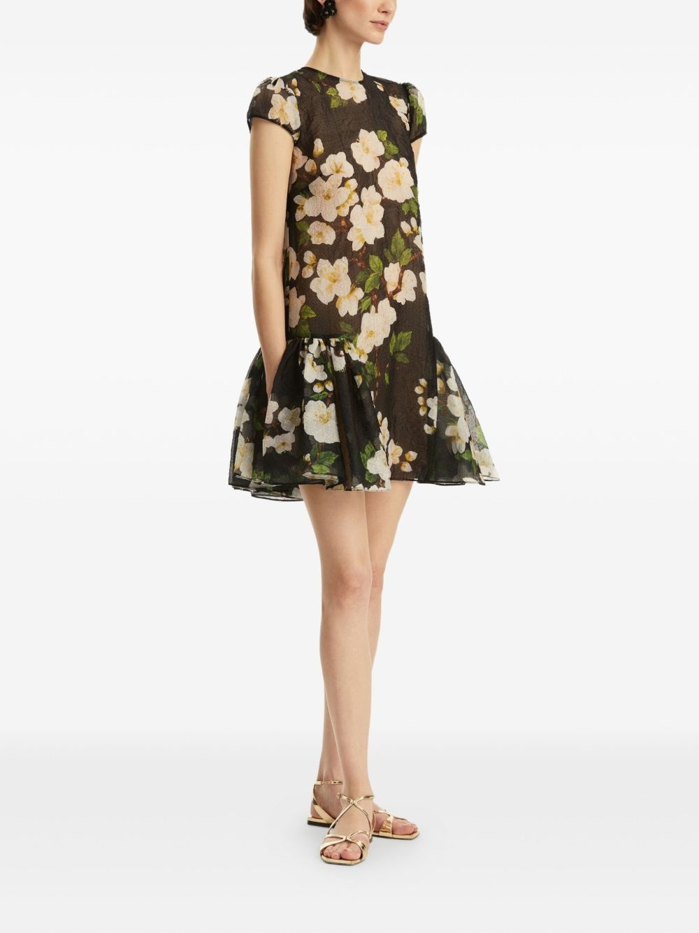 silk mini dress - 3