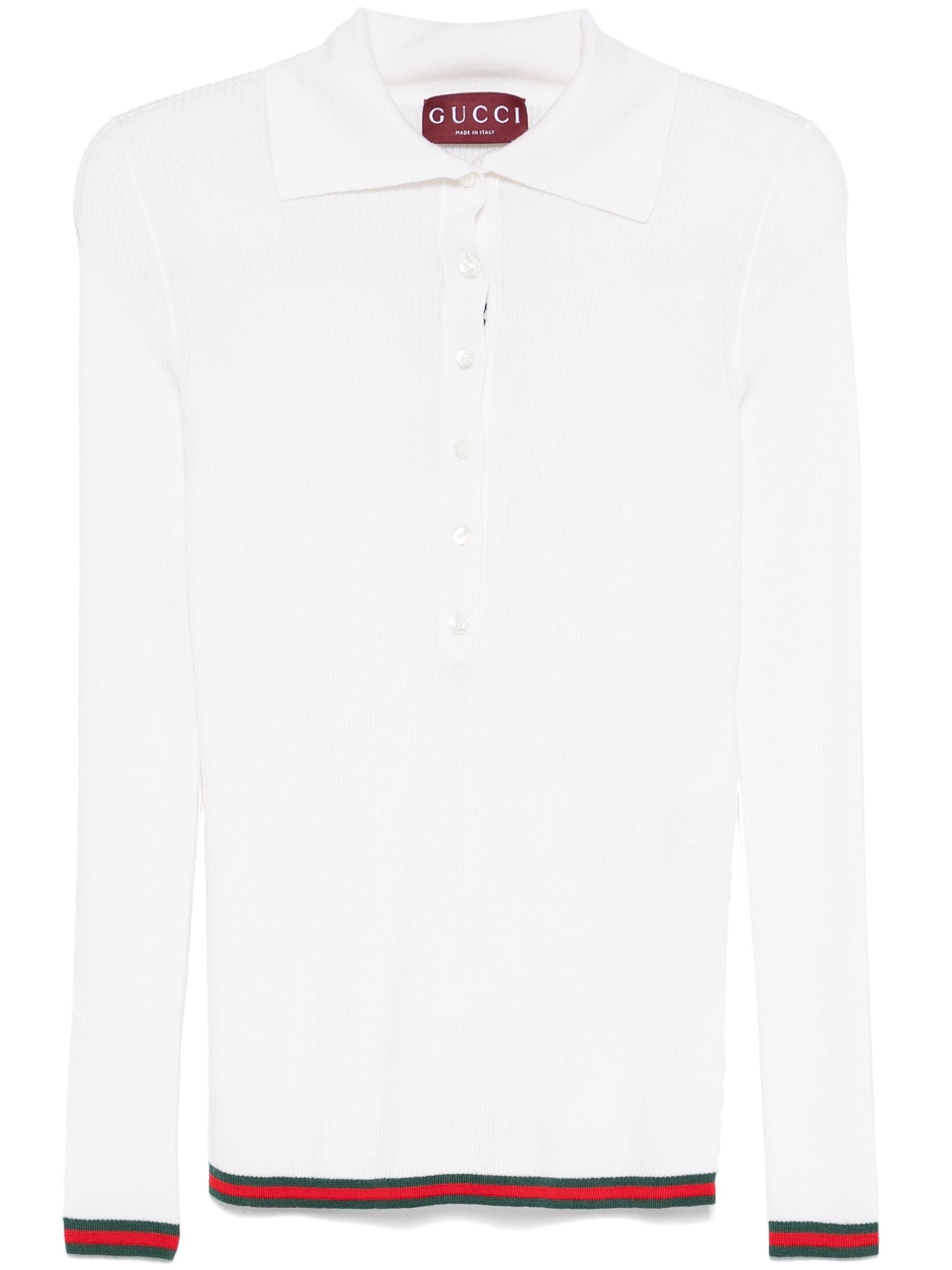 Web-stripe Polo Top - 1