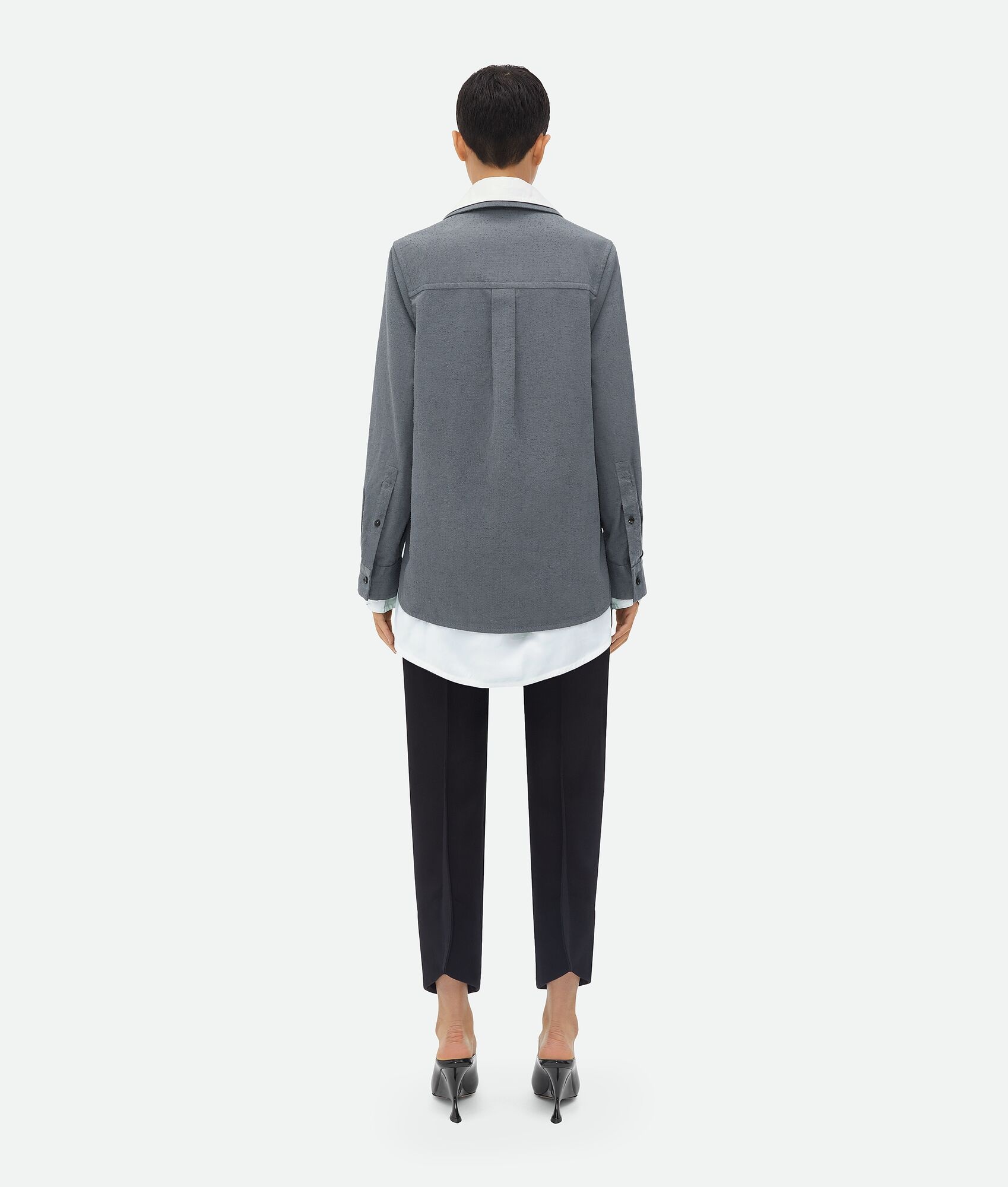 Relaxed Fit Double Layer Cotton Shirt - 3