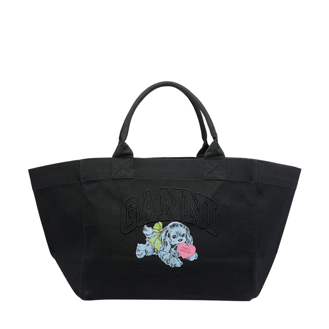 Ganni Women Xxl Puppy Tote Bag - 1