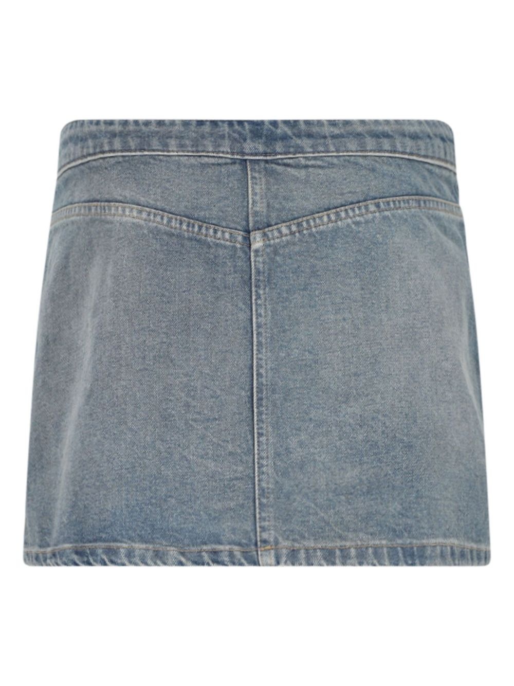 logo-embroidered mini skirt - 2