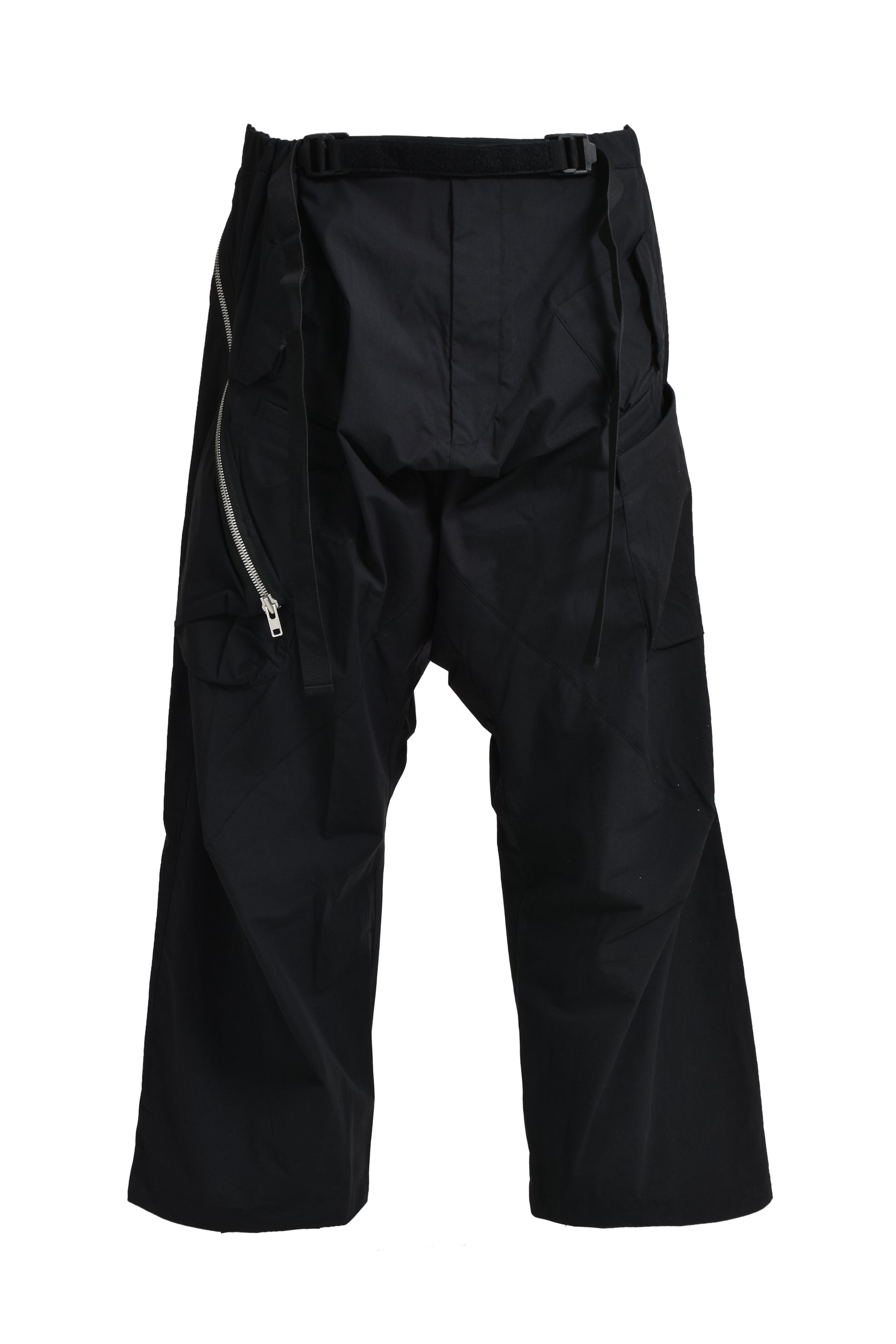 ENCAPSULATED NYLON ULTRAWIDE DRAWCORD CARGO TROUSER GEN. 1 (P30AL-E) / BLK - 5