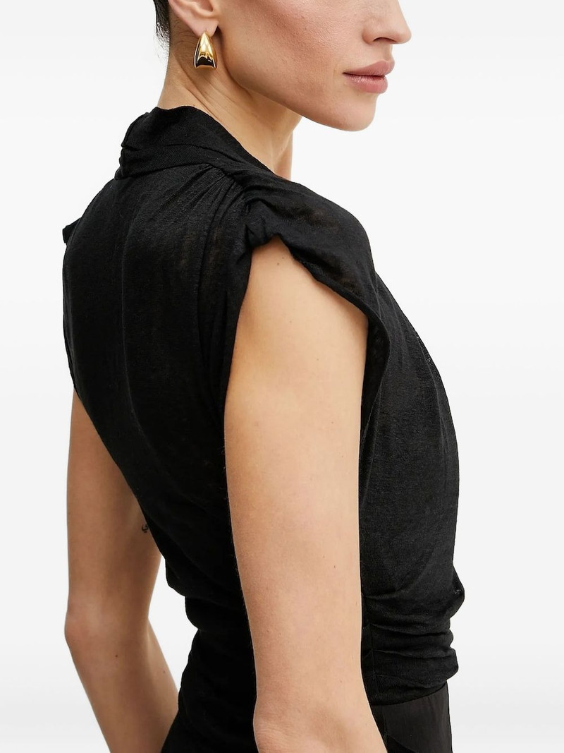 draped midi dress 3