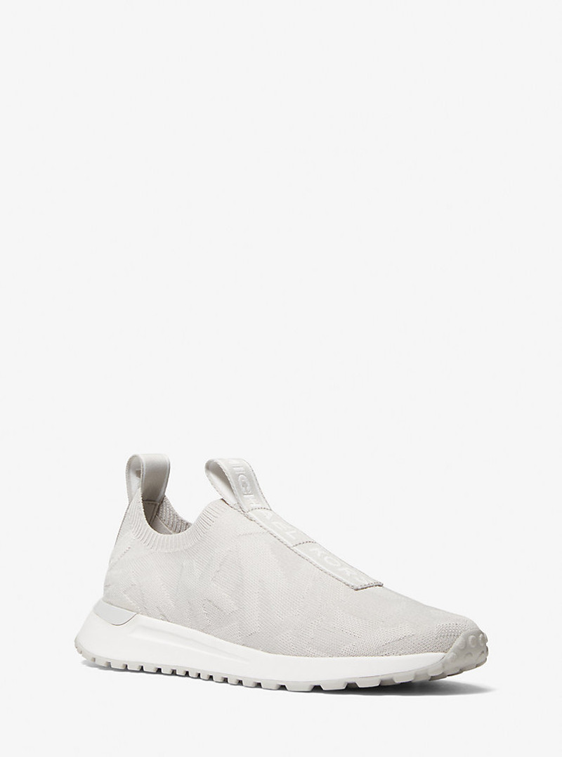 Bodie Logo Embossed Stretch Knit Slip-On Trainer 1