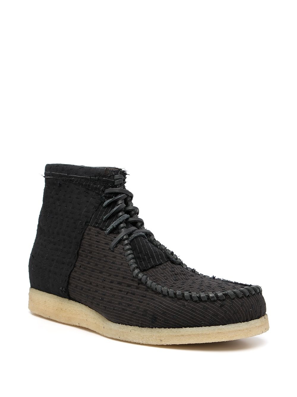 lace-up desert boots - 2