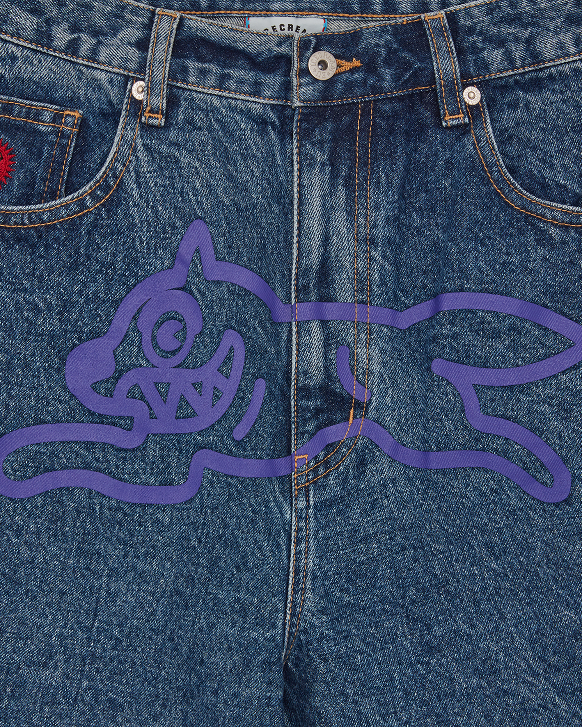 RUNNING DOG DENIM SHORTS - 3