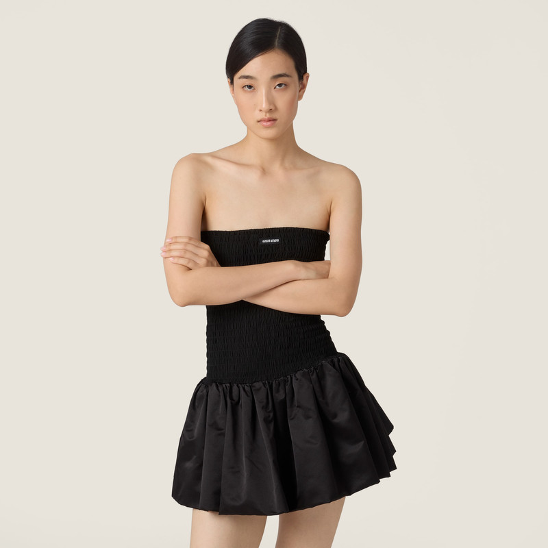 Miu Miu Georgette mini-dress outlook