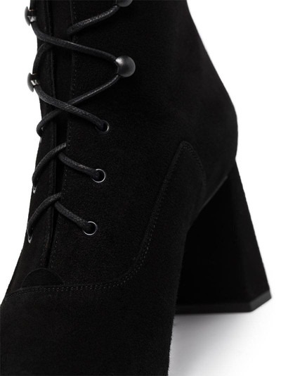 BY FAR Claude lace-up ankle boots outlook