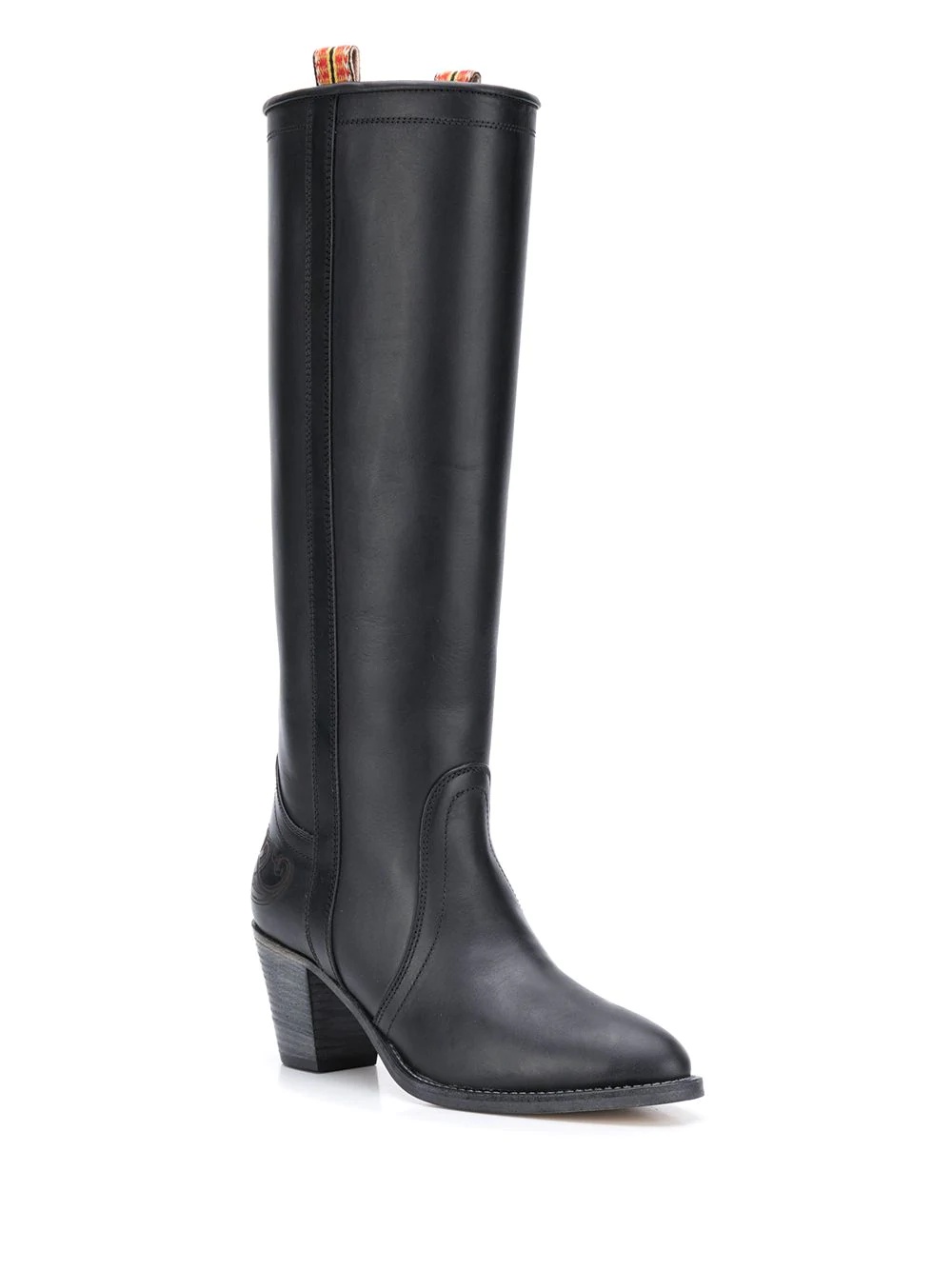 knee-length boots - 2