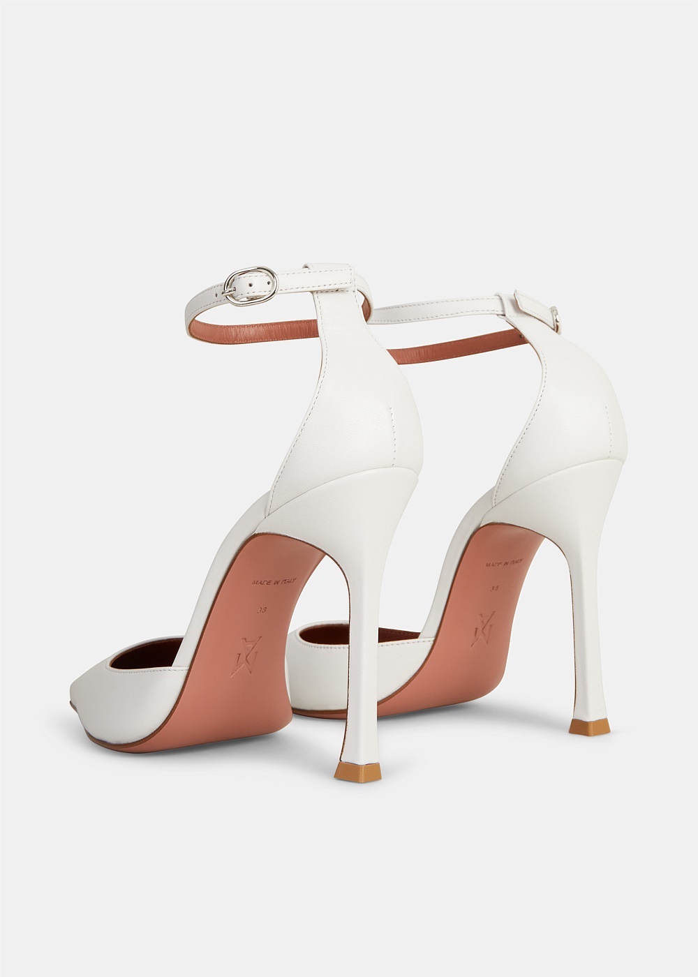 White Nappa Kim Pumps - 3