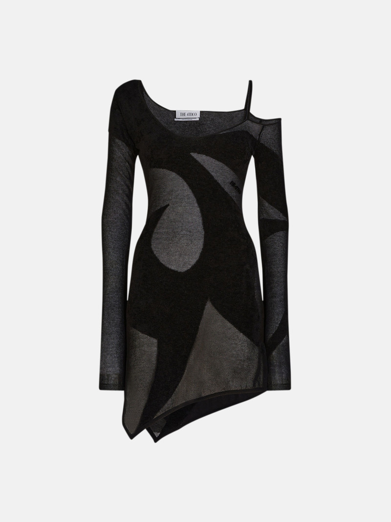블랙 MINI DRESS - 1