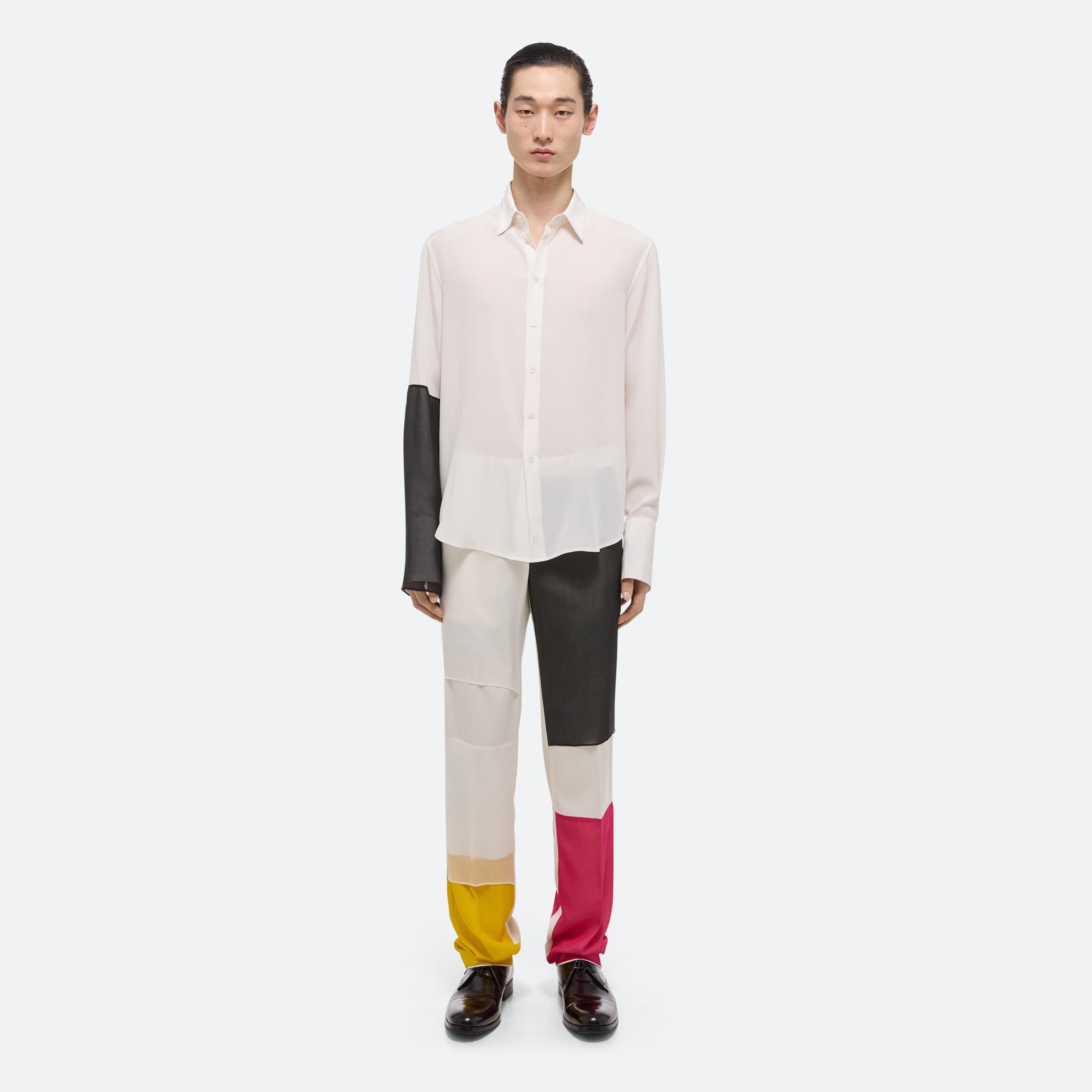 RELAXED SILK SHIRT - 4