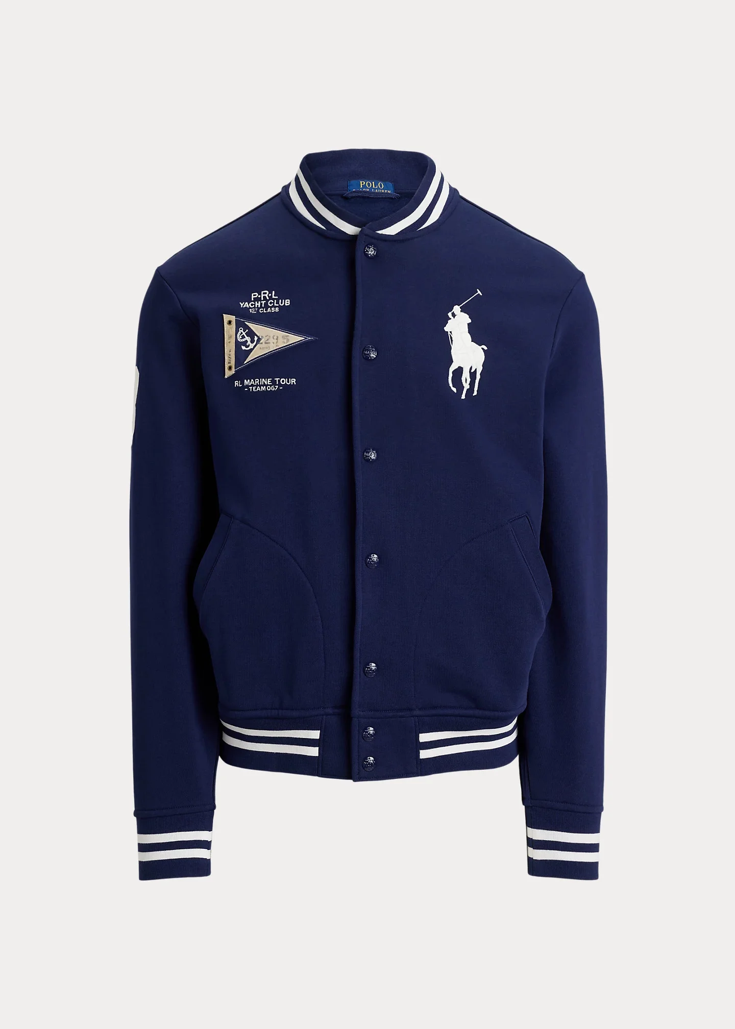 Big Pony Fleece Baseball Jacket - 1