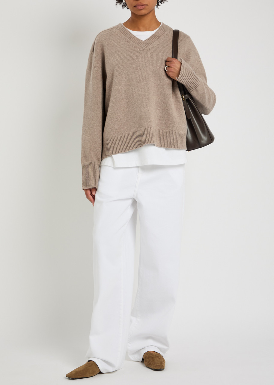 Rohe V-neck Wool and Cashmere-blend Jumper - 4