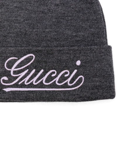 GUCCI logo-embroidered beanie outlook