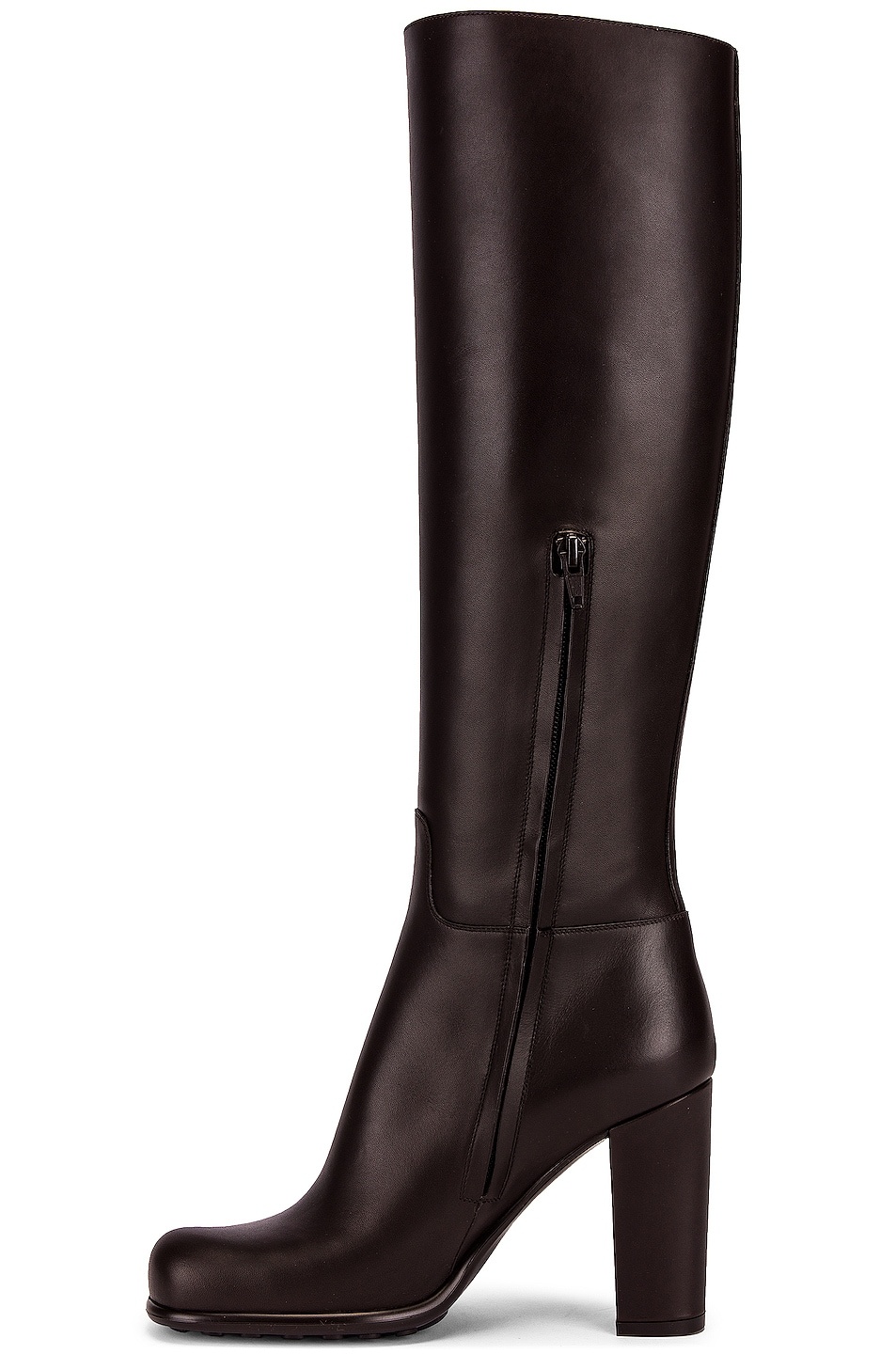 Leather Knee High Boots - 5