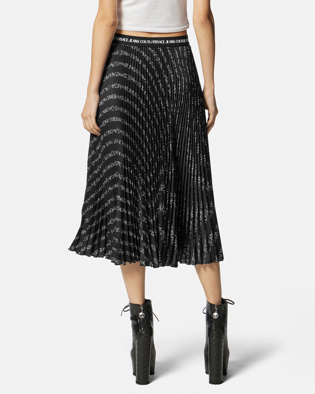 Signature Pleated Midi Skirt - 4