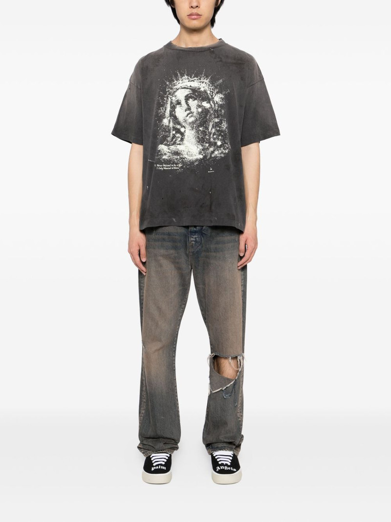 SAINT M×××××× graphic-print T-shirt outlook