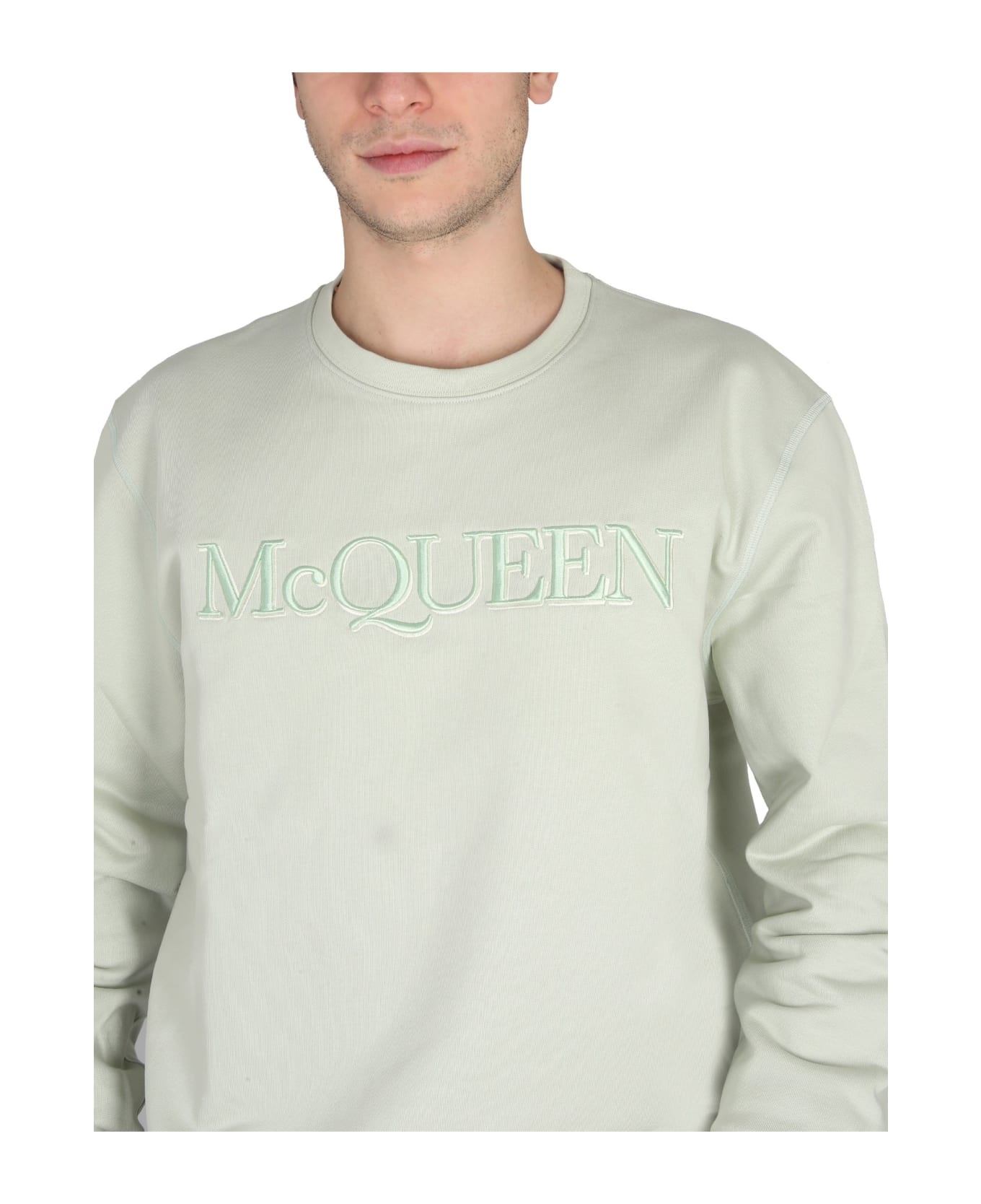 Sweatshirt With Logo Embroidery - 4