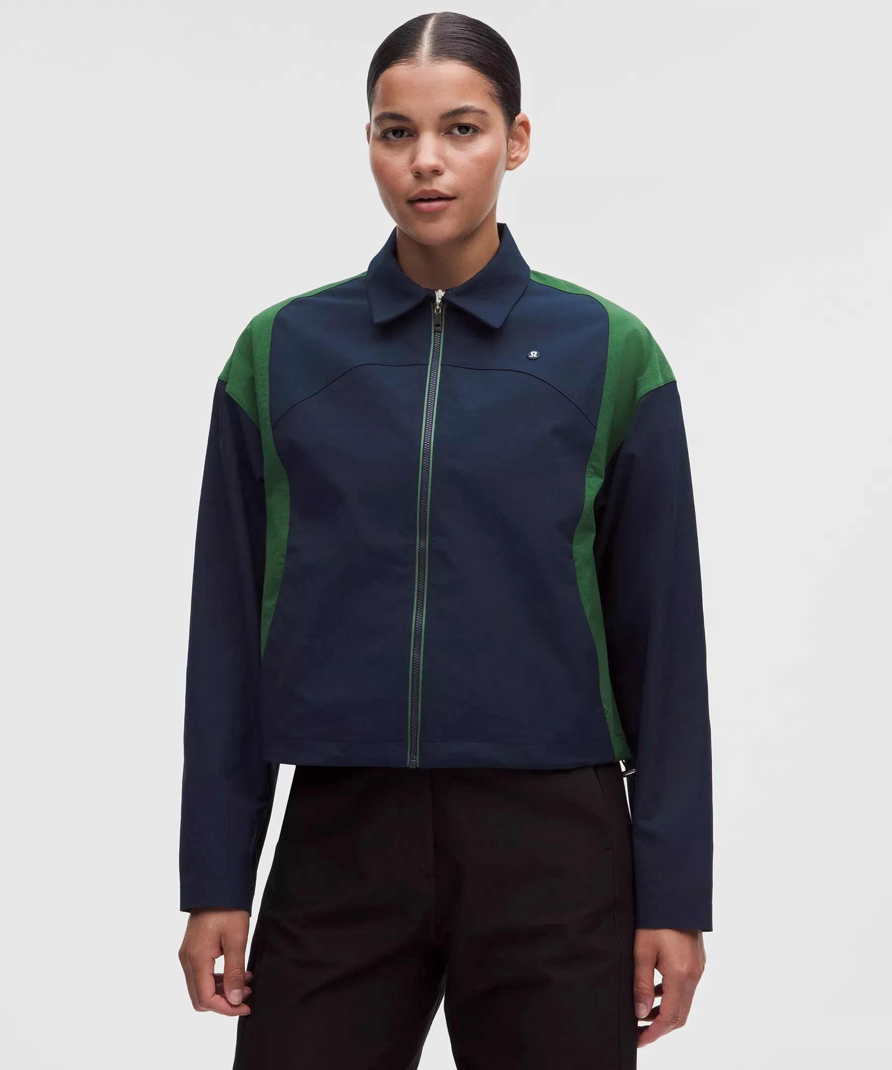 Collared Panelled Golf Jacket - 1