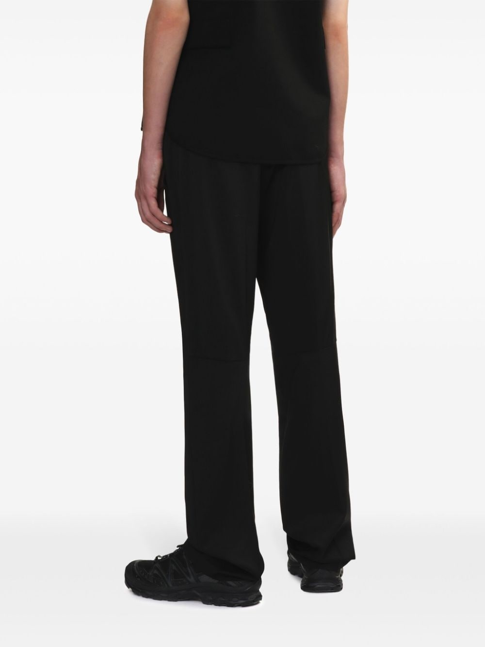 virgin wool tailored trousers - 4
