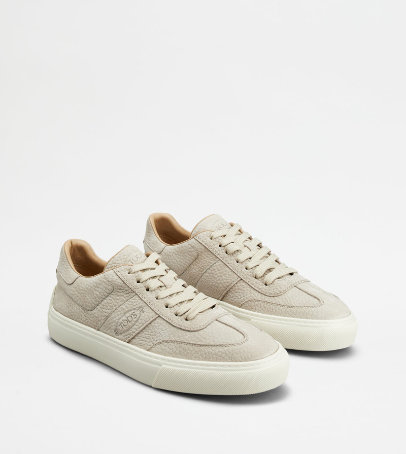 SNEAKERS IN NUBUCK - BEIGE 3