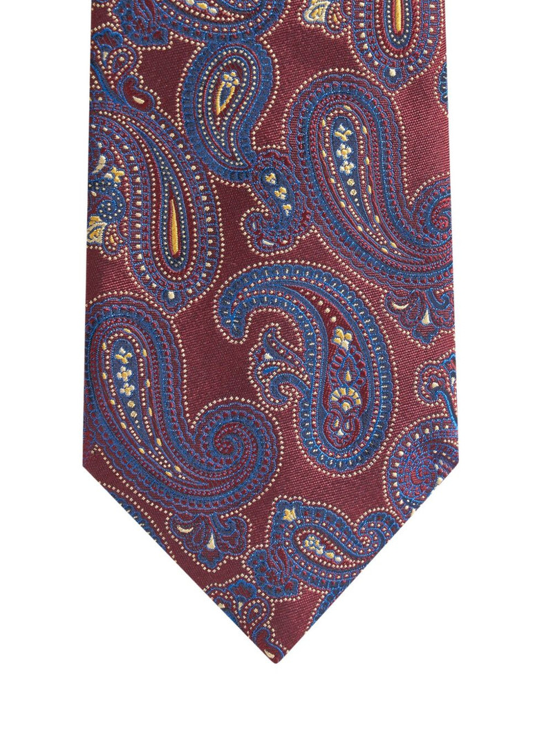 Etro paisley jacquard tie outlook