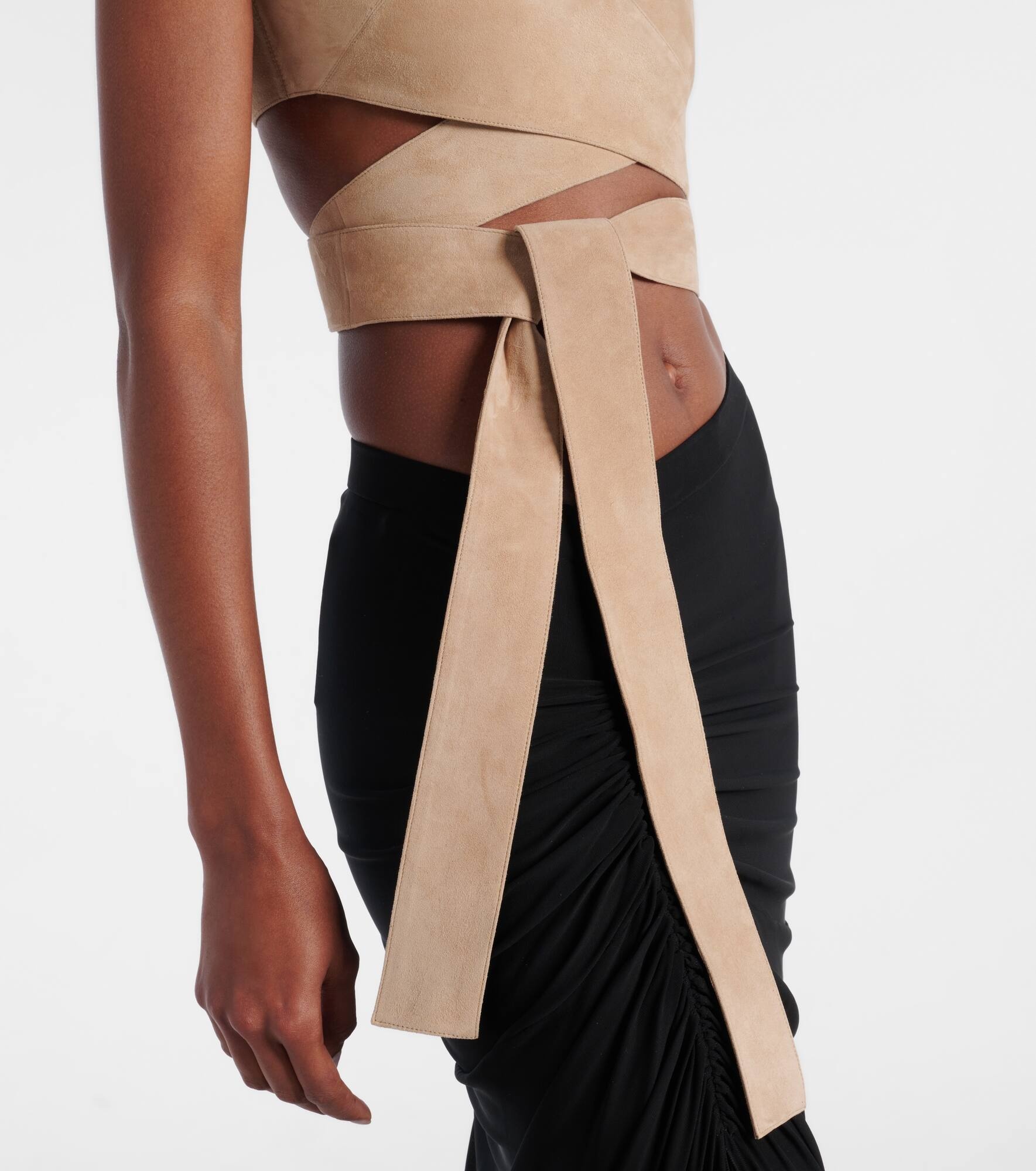 Suede wrap top - 5