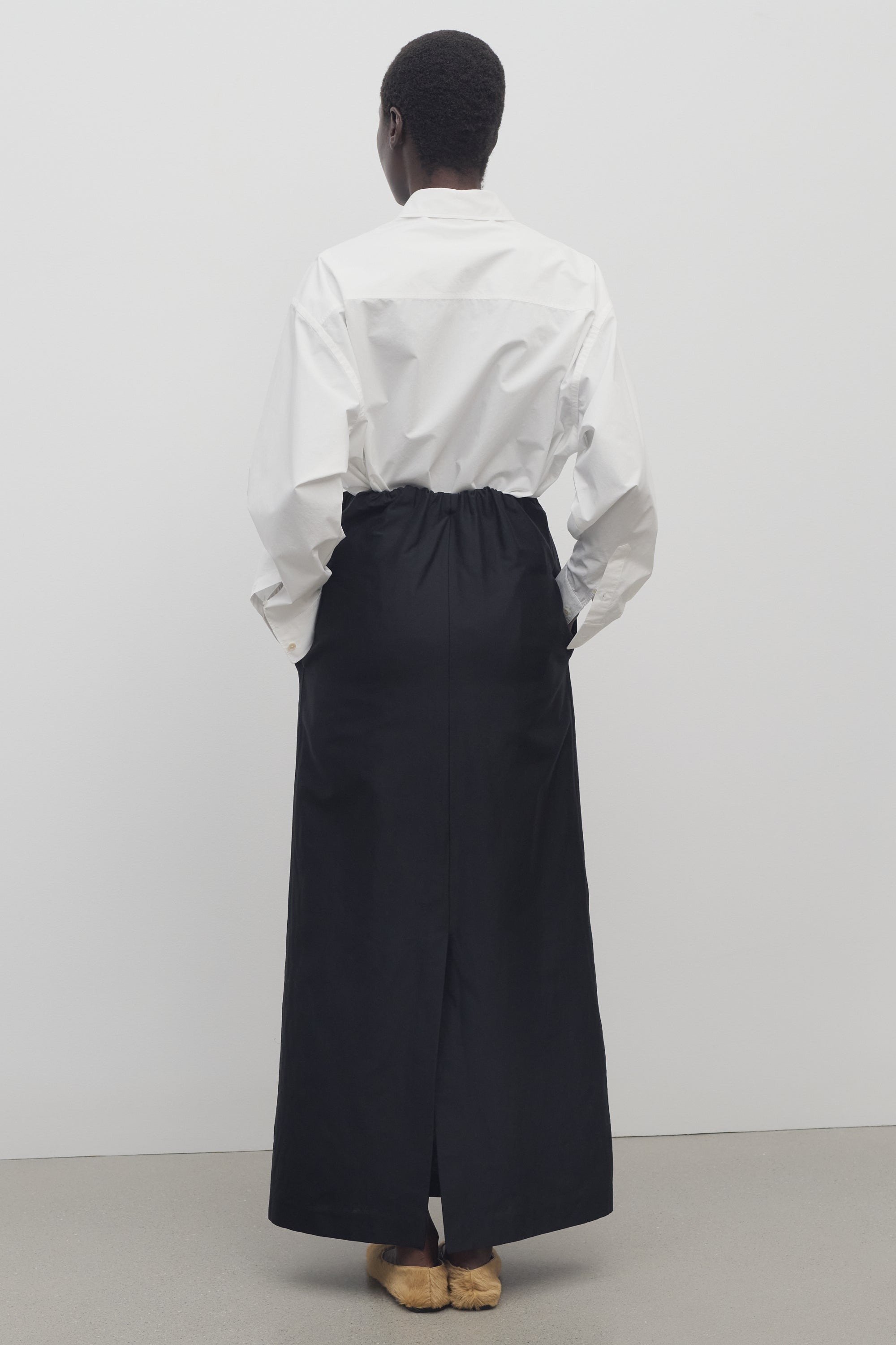 Saul Skirt in Cotton and Silk - 5