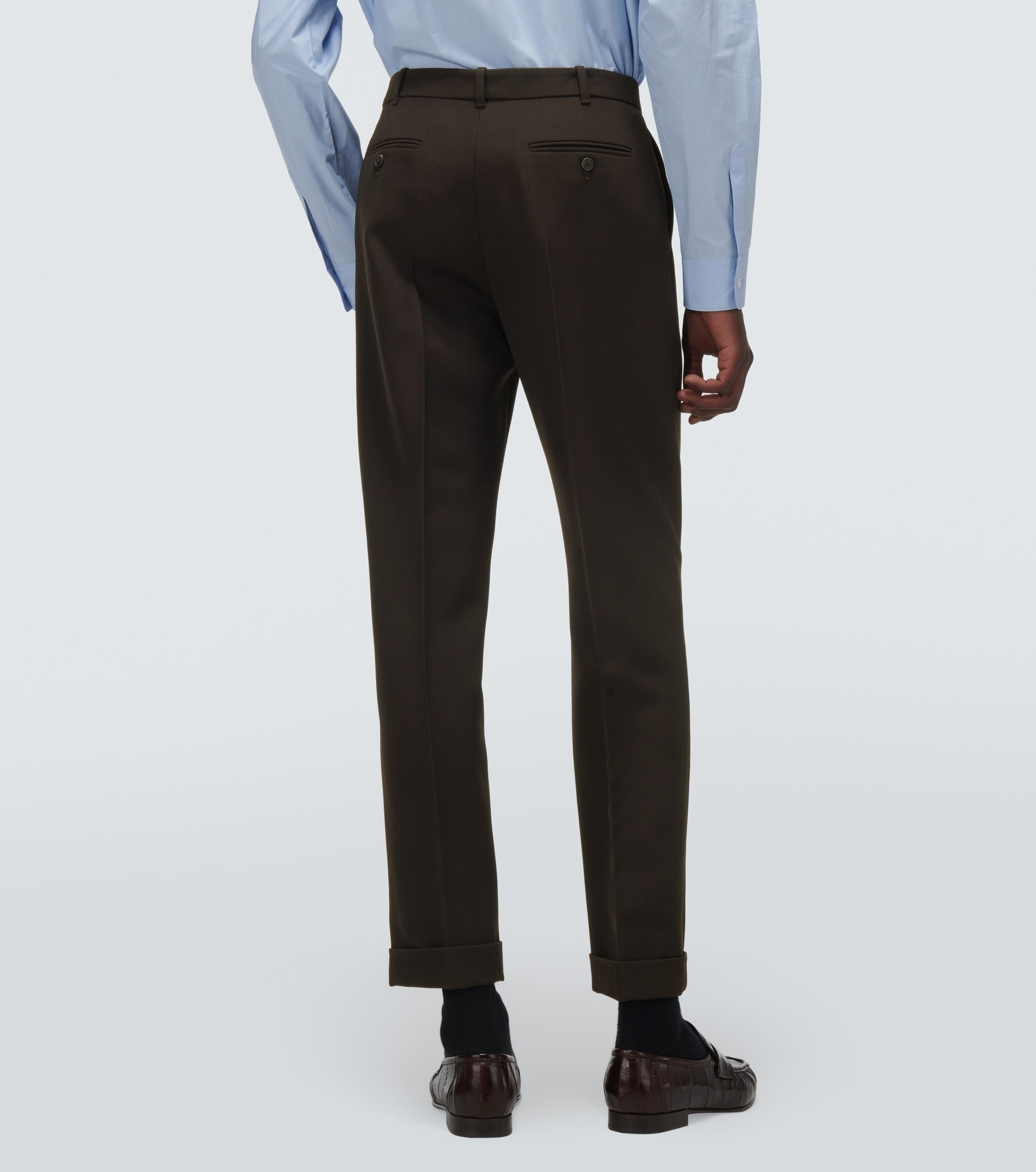 Seth wool straight pants - 4